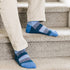 Diabetic Socks - Dusk Blue Stripes